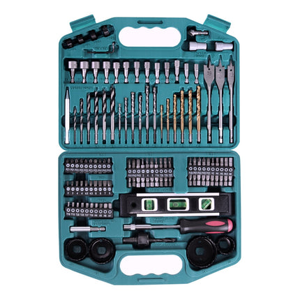 Makita DF488DWE10 Perceuse-visseuse sans fil 42 Nm 18V G-Serie + Makita UR180DZ Coupe-herbe sans fil + 2x Batteries 1,5 Ah + Chargeur + Set de forets et embouts (101 pcs.) + Coffret