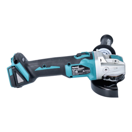 Makita DGA521T1X1 Meuleuse d'angle sans fil 125 mm 18V - X-LOCK Brushless + 1x Batterie 5,0 Ah - sans chargeur