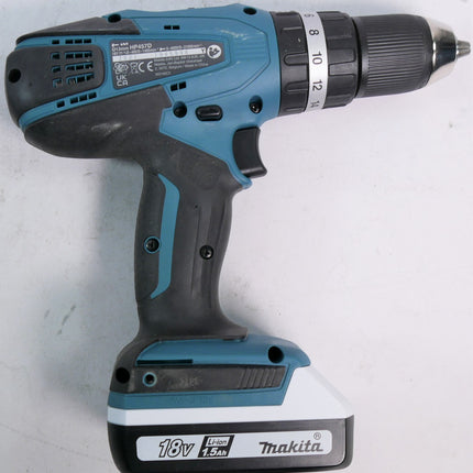 Makita HP 457 DWE10 Akku Schlagbohrschrauber 18 V 42 Nm G Serie 2x Akku 1 5 Ah 74 tlg Bit Bohrer Set Koffer Unvollstaendig 3 - toolbrothers