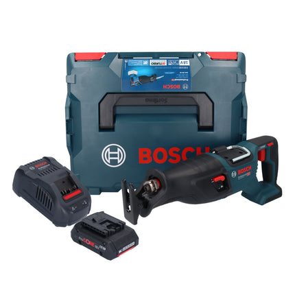 Bosch GSA 18V-28 Scie sabre sans fil 18 V BITURBO Brushless + 1x batterie ProCORE 4,0 Ah + chargeur + L-Boxx