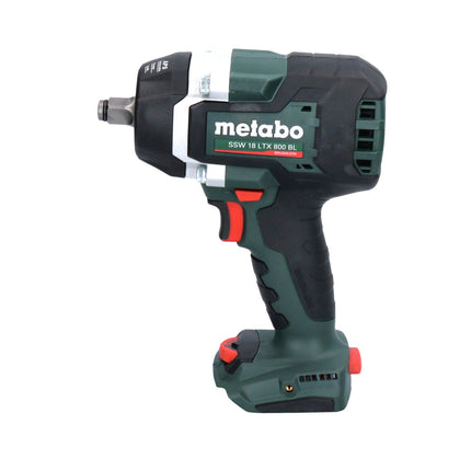 Metabo SSW 18 LTX 800 BL Visseuse à choc sans fil 18 V 800 Nm 1/2" Brushless + 1x batterie 4,0 Ah + chargeur + metaBOX