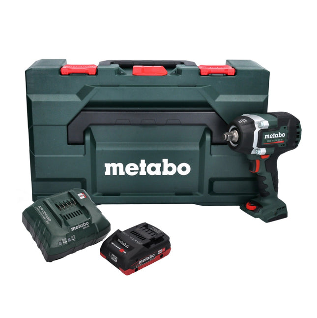 Metabo SSW 18 LTX 800 BL Visseuse à choc sans fil 18 V 800 Nm 1/2" Brushless + 1x batterie 4,0 Ah + chargeur + metaBOX