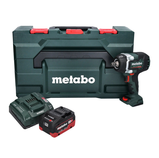 Metabo SSW 18 LTX 800 BL Visseuse à choc sans fil 18 V 800 Nm 1/2" Brushless + 1x batterie 5,5 Ah + chargeur + metaBOX