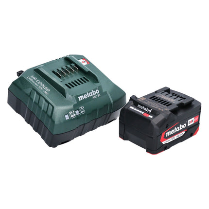 Metabo W 18 L 9-125 Quick Meuleuse d'angle sans fil 18 V 125 mm + 1x batterie 4,0 Ah + chargeur + metaBOX
