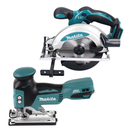 Makita DLX 4163 TX1 combo kit batterie 18 V DDF 485 + DJV 181 + DSS 610 + DTD 156 + 2x 5.0 Ah batterie + chargeur + sac
