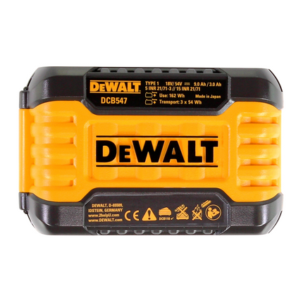 DeWalt DCB 118 X2 FlexVolt 54 V / 18 V Set de démarrage + 2x DCB 547 Batterie 9,0 Ah