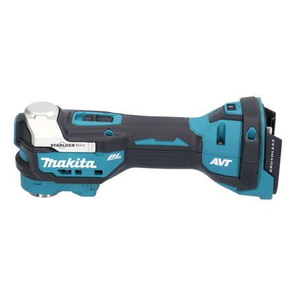 Makita DTM 52 RMJX4 Outil multifonctions sans fil 18 V Starlock Max Brushless + 2x batterie 4,0 Ah + chargeur + kit accessoires + Makpac