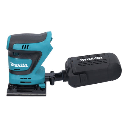 Makita DBO 480 RM Ponceuse vibrante sans fil 18 V 112 x 102 mm + 2x batterie 4,0 Ah + chargeur