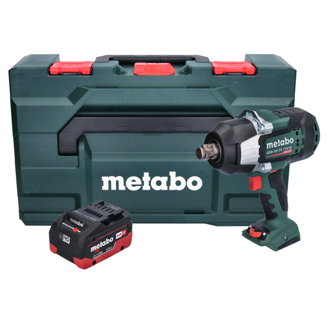 Metabo SSW 18 LTX 1750 BL Visseuse à choc sans fil 18 V 1750 Nm 3/4" Brushless + 1x batterie 5,5 Ah + metaBOX - sans chargeur