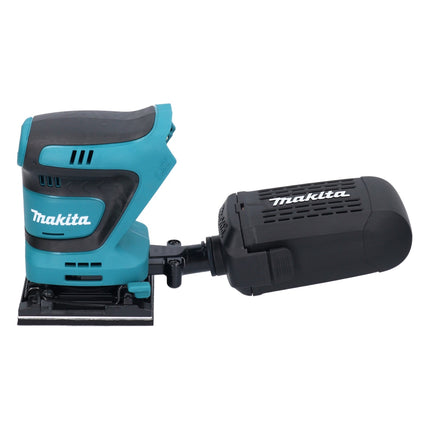Makita DBO 480 RFJ Ponceuse vibrante sans fil 112 x 102mm 18 V + 2x Batteries 3,0 Ah + Chargeur + Coffret Makpac