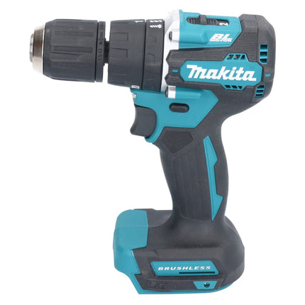 Makita DHP 487 F1X1 18 V Perceuse-visseuse à percussion sans fil 40 Nm brushless + 1x Batterie 3,0 Ah + kit d'accessoires - 74 pièces + Mallette - sans chargeur