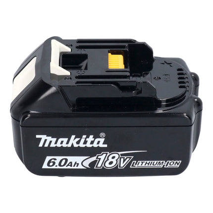 Makita DTD156G1X1 Visseuse à percussion sans fil 155Nm 18V 1/4" + 1x Batterie 6,0Ah + Coffret + Set d'accessoires, 74 pcs. - sans chargeur