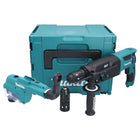Makita HR 2653 TJ Perforateur combiné 800 W 2,2 J SDS-Plus + Filtre HEPA + Coffret Makpac