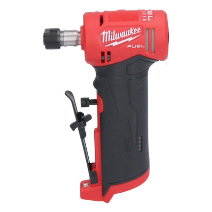 Milwaukee M12 FDGA-402 Meuleuse droite inclinée 12 V 6 / 8 mm Brushless + 2x batterie 4,0 Ah + chargeur de batterie