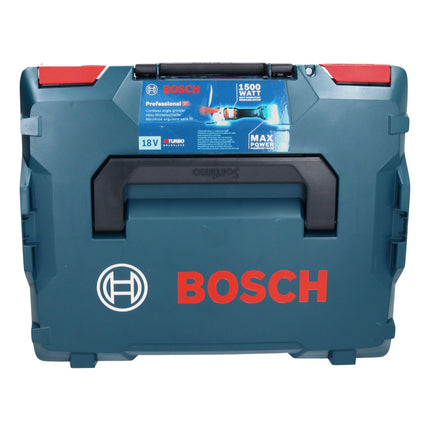 Bosch GWX 18V-15 SC Professional Meuleuse angulaire sans fil 18 V 125 mm BITURBO X-LOCK + 1x batterie ProCORE 8,0 Ah + chargeur + L-BOXX