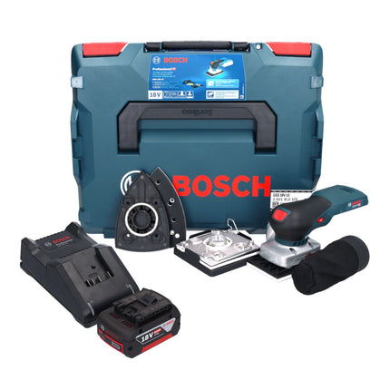 Bosch GSS 18V-13 Ponceuse vibrante sans fil 18 V + 1x batterie 5,0 Ah + chargeur + L-BOXX