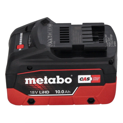 Metabo WPBA 18 LTX BL 15-125 Quick DS Meuleuse d'angle sans fil 18 V 125 mm Brushless + 1x batterie 10,0 Ah + metaBOX - sans chargeur