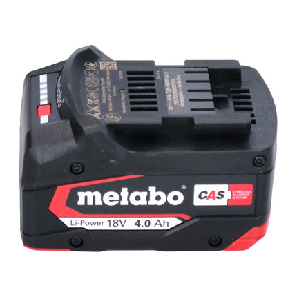 Metabo W 18 7-125 Meuleuse d'angle sans fil 18 V 125 mm + 1x batterie 4,0 Ah + metaBOX - sans chargeur