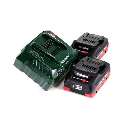 Metabo AHS 18-55 V Taille-haie sans fil 18 V 53 cm (600463800) + 2x Batteries 4,0 Ah + Chargeur