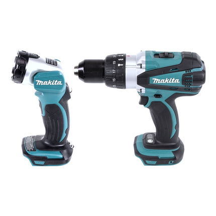 Makita DLX 6046 Kit combiné batterie 18 V DGA 452 + DHP 458 + DJR 186 + DML 802 + DSS 610 + DTD 152 + 3x batterie 3,0 Ah + chargeur + sacoche