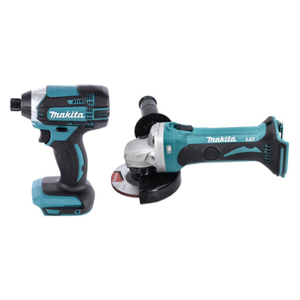 Makita DLX 6046 Kit combiné batterie 18 V DGA 452 + DHP 458 + DJR 186 + DML 802 + DSS 610 + DTD 152 + 3x batterie 3,0 Ah + chargeur + sacoche