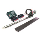 Metabo AHS 18-65 V Taille-haies sans fil 18 V 63 cm + 2x batterie 2,0 Ah + chargeur