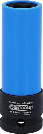 KS TOOLS 1/2' Douilles à chocs pour jantes Aluminium, longues, 17mm ( 515.1073 )