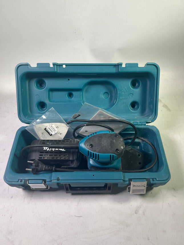 Makita BO 4565 K Schwingschleifer inkl Schleifpapier Set im koffer Gebraucht 0 - toolbrothers