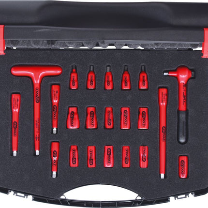 KS TOOLS 1/4' Coffret de douilles isolées, 22 pcs  ( 117.1877 )