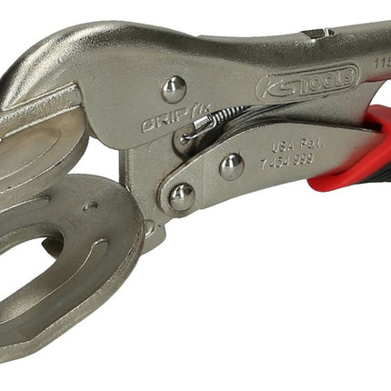 KS TOOLS Schweiß-Gripzange mit Easy-Release, 45mm, L=220mm ( 115.2078 ) - Toolbrothers
