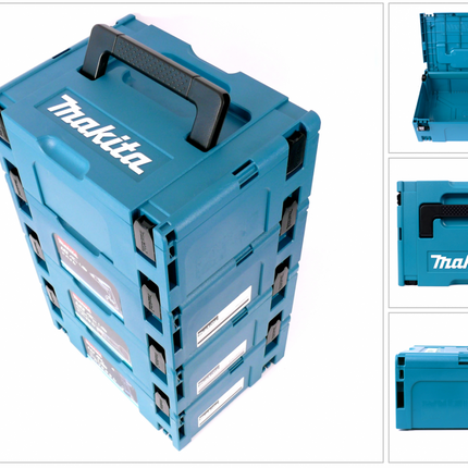 Makita Makpac 2 Transportbox Systemkoffer 4er Set - Toolbrothers