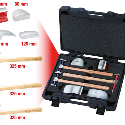 KS TOOLS Jeu pour le débosselage, 7 pcs ( 140.2100 )