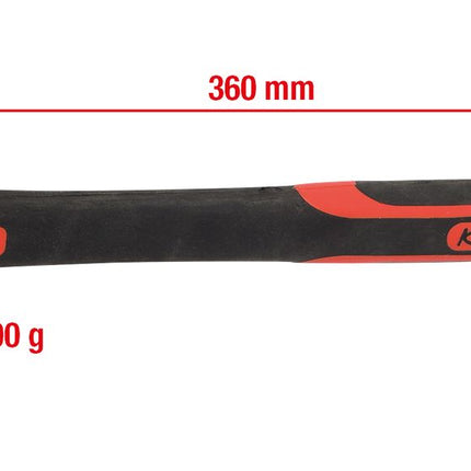 KS TOOLS Schlosserhammer mit Fiberglasstiel, 1000g ( 142.1401 ) - Toolbrothers