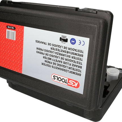 KS TOOLS Digitaler Bremsflüssigkeits-Tester mit Druckerschnittstelle ( 150.2196 ) - Toolbrothers
