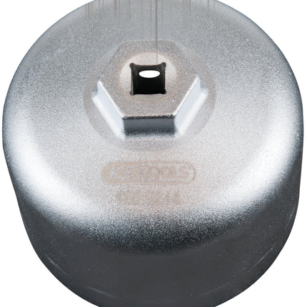 KS TOOLS 3/8" Ölfilterschlüssel, SW 86,6mm, 16 Flächen ( 150.9214 ) - Toolbrothers