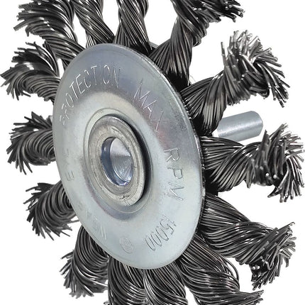 KS TOOLS Stahldrahtrundbürste 0,3mm, Ø 75mm ( 340.0038 ) - Toolbrothers