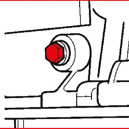 KS TOOLS Jeu d'outils de réglage moteur pour Ford / Volvo, 4 pcs ( 400.1525 )