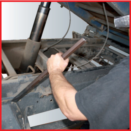 KS TOOLS Burins plats, 400x25mm ( 450.0026 )