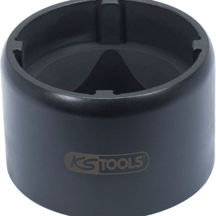 KS TOOLS 3/4" Nutmuttern-Schlüssel mit 4 Zapfen für Scania, 72/80mm ( 450.0235 ) - Toolbrothers