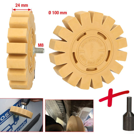 KS TOOLS Folienradierer mit Lamellen ( 515.1247 ) - Toolbrothers