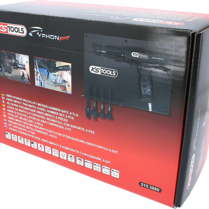 KS TOOLS Jeu burin pneumatique Vibro-Impact, 6 pcs ( 515.3880 )