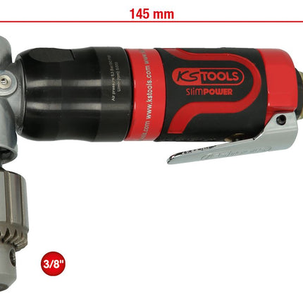 KS TOOLS 3/8"SlimPOWER Mini-Druckluft-Winkelbohrmaschine ( 515.5525 ) - Toolbrothers