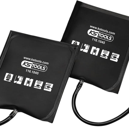 KS TOOLS Druckkissen-Satz mit Handpumpe, 2-tlg, 161x166mm ( 116.1045 ) - Toolbrothers