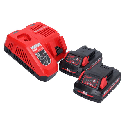 Milwaukee M18 FHS20-302 Akku Astsäge 18 V 20 cm + 2x Akku 3,0 Ah + Ladegerät - Toolbrothers