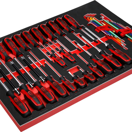 KS TOOLS SCS Module de tournevis ERGOTORQUEplus, 41 pcs, modules système 1/1 ( 811.0041 )
