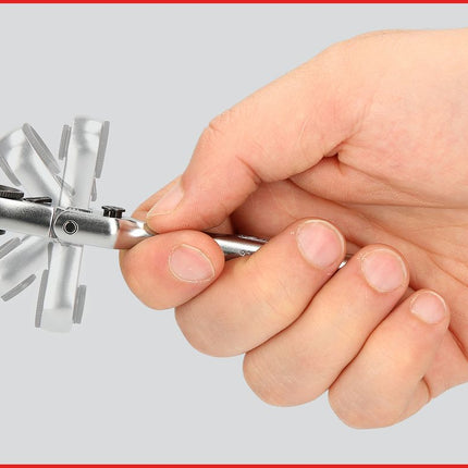 KS TOOLS Cliquet réversible 1/4' pour articulation, longueur 119 mm ( 918.1560 )