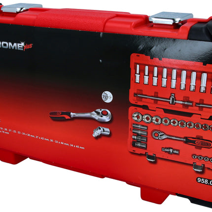 KS TOOLS 1/2' CHROMEplus Coffret de douilles, 39 pcs ( 958.0639 )