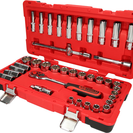 KS TOOLS 1/2' CHROMEplus Coffret de douilles, 39 pcs ( 958.0639 )