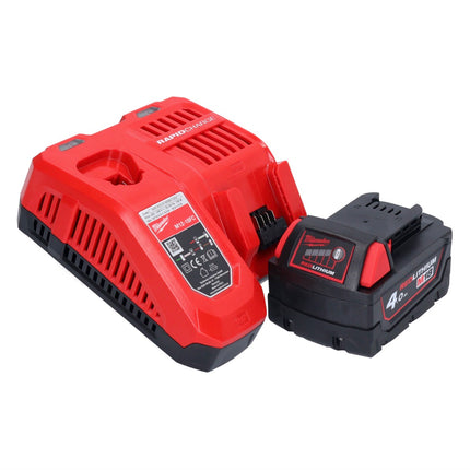 Milwaukee M18 BQSS-401 Ponceuse vibrante sans fil 18 V 113 x 104 mm Brushless + 1x batterie 4,0 Ah + chargeur