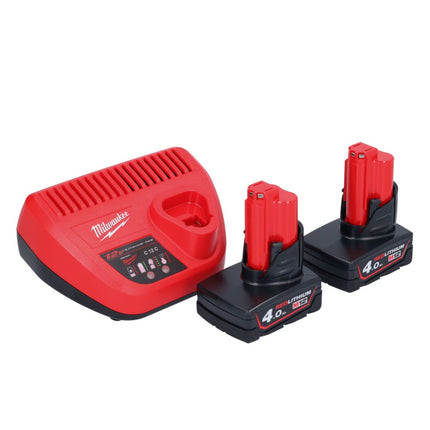 Milwaukee M12 FRAIWF38-402 Visseuse d'angle sans fil 12 V 3/4'' 270 Nm Brushless + 2x batterie 4,0 Ah + chargeur